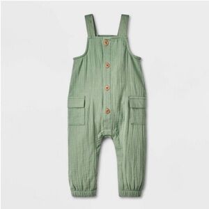 Cat & Jack Sage Green Romper, 18m